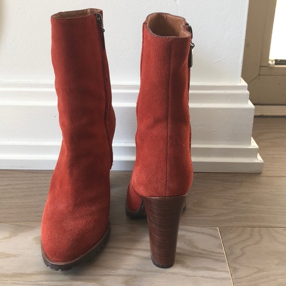 schutz red boots